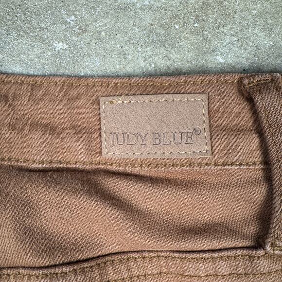 Judy Blue Slim Fit Jeans Women’s Size 9/29 Brown Stretch High Rise Ankle - Picture 6 of 14